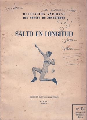 SALTO EN LONGITUD | 9999900107548 | Libros antiguos y de segunda mano con historia
