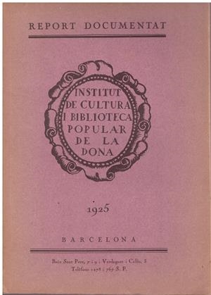 REPORT DOCUMENTAT = CRÓNICA DOCUMENTADA. 1925. | 9999900111354 | Varios. | Libros antiguos y de segunda mano con historia