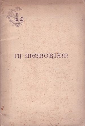 IN MEMORIAM de Laura Radénez | 9999900132748 | Libros antiguos y de segunda mano con historia