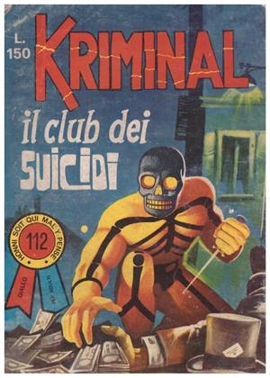 KRIMINAL, Il Club dei Suicidi | 9999900145311 | Libros antiguos y de segunda mano con historia
