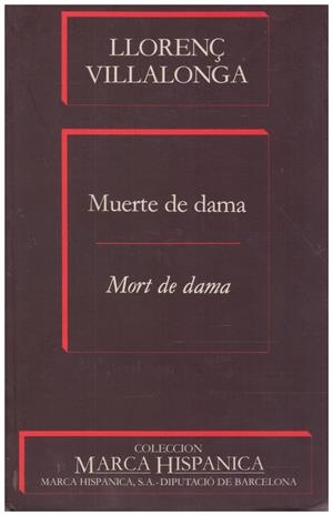 MUERTE DE DAMA, Mort de Dama | 9999900153170 | Villalonga, Llorenç | Libros antiguos y de segunda mano con historia