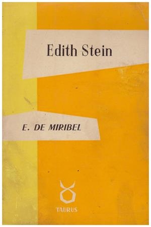 EDITH STEIN | 9999900021929 | Miribel, E. de | Libros antiguos y de segunda mano con historia