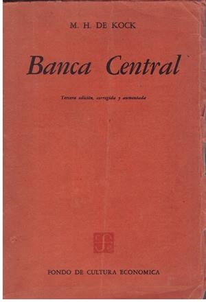 BANCA CENTRAL | 9999900022407 | Kock, M. H | Libros antiguos y de segunda mano con historia