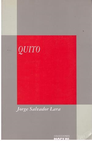 QUITO | 9999900022551 | Lara, Jorge Salvador. | Libros antiguos y de segunda mano con historia