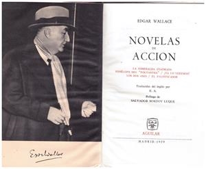 NOVELAS DE ACCION | 9999900059397 | Wallace, Edgar | Libros antiguos y de segunda mano con historia