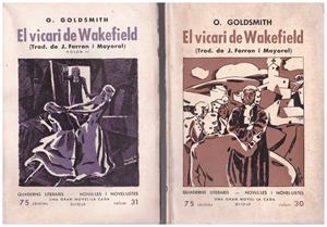 EL VICARI DE WAKEFIELD (2 Vol.) | 9999900041675 | Goldsmith, Oliver | Libros antiguos y de segunda mano con historia