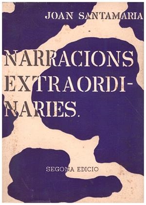 NARRACIONS EXTRAORDINARIES | 9999900030075 | Santamaría, Joan | Libros antiguos y de segunda mano con historia