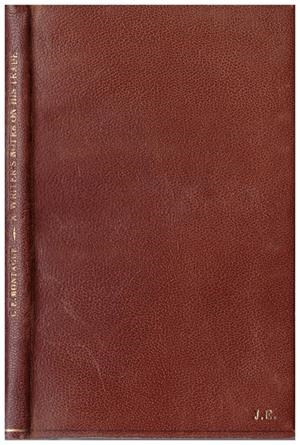 A WRITER'S NOTES ON HIS TRADE | 9999900041866 | Montague, C. E | Libros antiguos y de segunda mano con historia