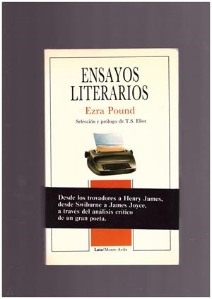 ENSAYOS LITERARIOS | 9999900164152 | POUND, EZRA | Libros antiguos y de segunda mano con historia