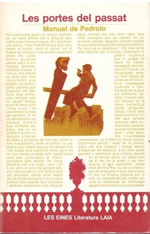 LES PORTES DEL PASSAT | 9999900016130 | Pedrolo, Manuel de | Libros antiguos y de segunda mano con historia