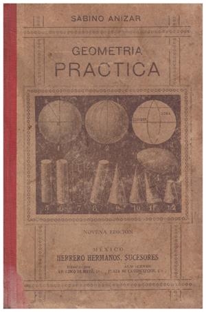 GEOMETRIA PRACTICA | 9999900055276 | Anizar, Sabino | Libros antiguos y de segunda mano con historia