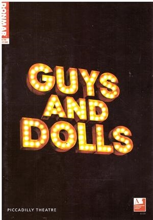 GUYS AND DOLLS. Piccadilly Theatre. | 9999900112603 | Libros antiguos y de segunda mano con historia