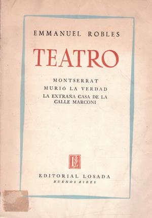 TEATRO | 9999900118063 | Robles, Emmanuel | Libros antiguos y de segunda mano con historia