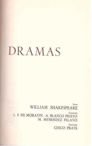 DRAMAS | 9999900101256 | Shakespeare, William | Libros antiguos y de segunda mano con historia