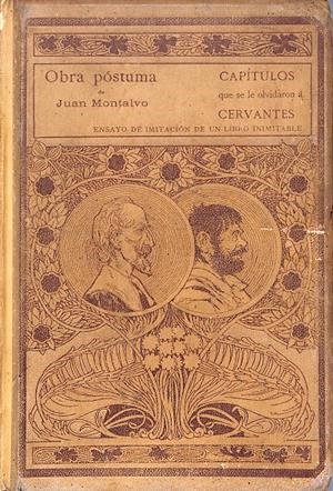 CAPÍTULOS QUE SE LE OLVIDARON A CERVANTES | 9999900082906 | Montalvo, Juan | Libros antiguos y de segunda mano con historia