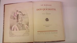 LE MARIAGE DE DON QUICHOTE. Ilustrado con nueve láminas a color de Charles Martin | 9999900115130 | Toulet, P.- J | Libros antiguos y de segunda mano con historia
