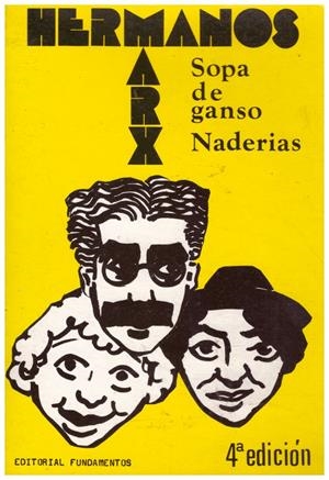 NADERIAS; SOPA DE GANSO | 9999900093353 | Marx (Hermanos) | Libros antiguos y de segunda mano con historia