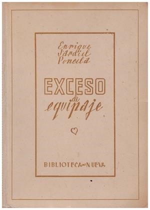 EXCESO DE EQUIPAJE | 9999900041613 | Jardiel Poncela, Enrique | Libros antiguos y de segunda mano con historia