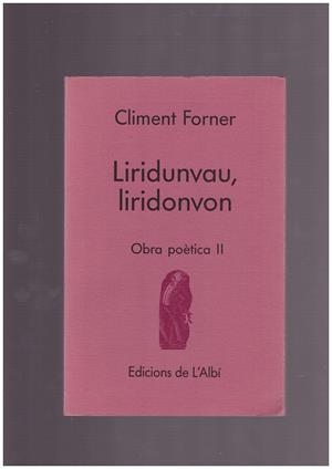LIRIDUNVAU, LIRIDONVON | 9999900166149 | FORNER, CLIMENT | Libros antiguos y de segunda mano con historia