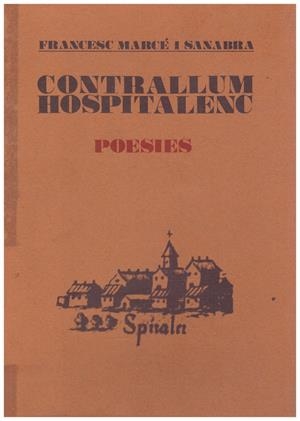 CONTRALLUM HOSPITALENC. Poesies | 9999900011630 | Marcé i Sanabra, Francesc | Libros antiguos y de segunda mano con historia