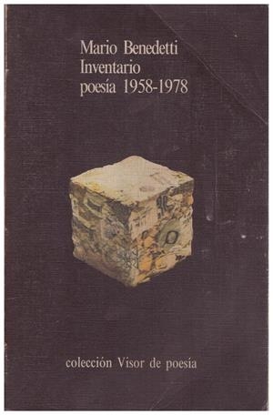 INVENTARIO. Poesía, 1958-1978 | 9999900095975 | Benedetti, Mario | Libros antiguos y de segunda mano con historia