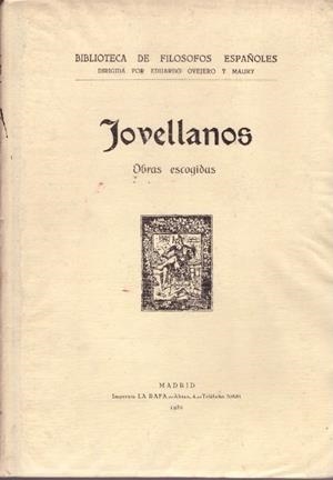 OBRAS ESCOGIDAS | 9999900164541 | Jovellanos | Libros antiguos y de segunda mano con historia