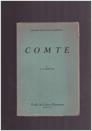 COMTE | 9999900164671 | MARVIN, F.S. | Libros antiguos y de segunda mano con historia