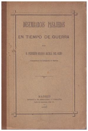 DESEMBARCOS PASAJEROS EN TIEMPO DE GUERRA | 9999900168068 | OBANOS ALCALÁ DEL OLMO, D. FEDERICO | Libros antiguos y de segunda mano con historia