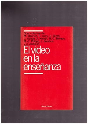 EL VIDEO EN LA ENSEÑANZA | 9999900168761 | AUTORES VARIOS | Libros antiguos y de segunda mano con historia