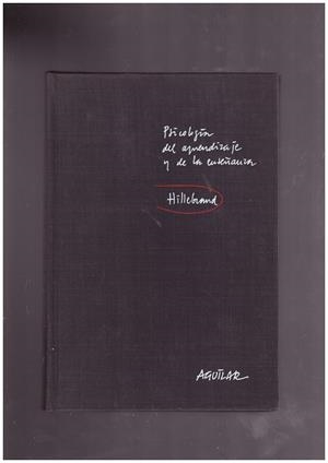 PSICOLOGIA DEL APRENDIZAJE Y DE LA ENSEÑANZA | 9999900171259 | HILLEBRAND, M. J.  | Libros antiguos y de segunda mano con historia