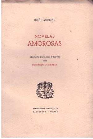 NOVELAS AMOROSAS | 9999900173390 | CAMERINO, JOSÉ | Libros antiguos y de segunda mano con historia