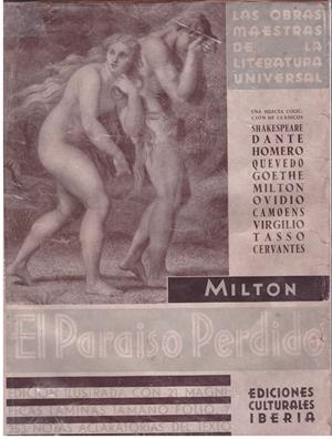 EL PARAISO PERDIDO | 9999900180602 | MILTON | Libros antiguos y de segunda mano con historia