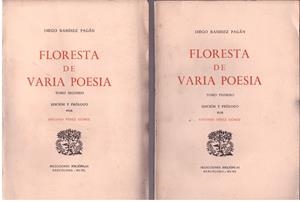 FLORESTA DE VARIA POESIA 2 TOMOS | 9999900180862 | RAMIREZ PAGÁN, DIEGO | Libros antiguos y de segunda mano con historia