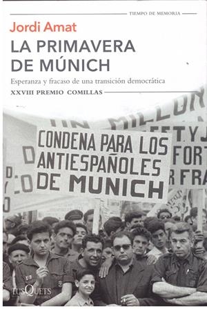 LA PRIMAVERA DE MÚNICH | 9999900181487 | Amat, Jordi | Libros antiguos y de segunda mano con historia