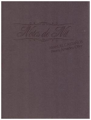 NOTES DE NIT | 9999900181869 | Castaños, Manuel | Libros antiguos y de segunda mano con historia