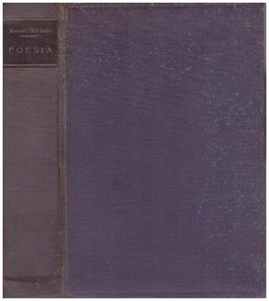 POESIA | 9999900181982 | Machado, Manuel | Libros antiguos y de segunda mano con historia