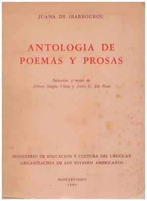 ANTOLOGIA DE POEMAS Y PROSAS | 9999900183542 | Ibarbourou, Juana de | Libros antiguos y de segunda mano con historia
