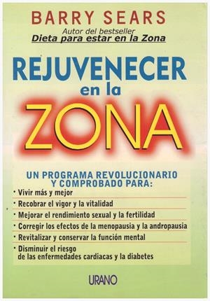 REJUVENECER EN LA ZONA | 9999900192629 | Sears, Barry | Libros antiguos y de segunda mano con historia
