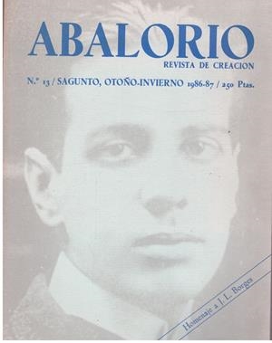 ABALORIO REVISTA DE CREACION Nº 13/ SAGUNTO, OTOÑO-INVIERNO 1986-87 | 9999900196818 | Grau, Cristina | Libros antiguos y de segunda mano con historia