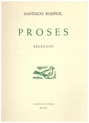 PROSES | 9999900199758 | Rusiñol, Santiago | Libros antiguos y de segunda mano con historia