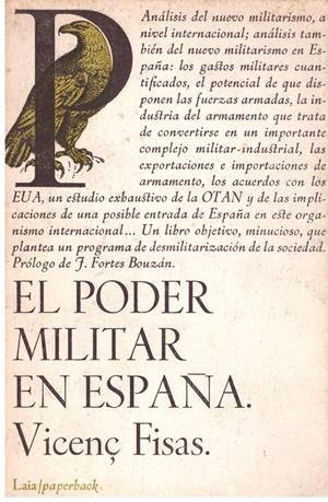 EL PODER MILITAR EN ESPAÑA | 9999900202724 | Fisas, Vicenç | Libros antiguos y de segunda mano con historia