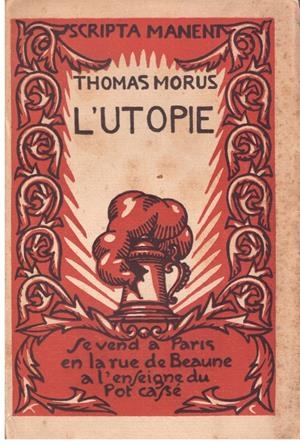 L'UTOPIE | 9999900203745 | Morus, Thomas | Libros antiguos y de segunda mano con historia