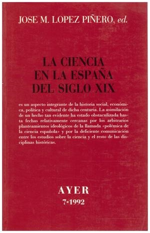 LA CIENCIA EN LA ESPAÑA DEL SIGLO XIX | 9999900206043 | López Piñero, José M. ed | Libros antiguos y de segunda mano con historia