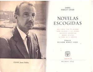 NOVELAS ESCOGIDAS | 9999900211122 | Chase, J. Hadley | Libros antiguos y de segunda mano con historia