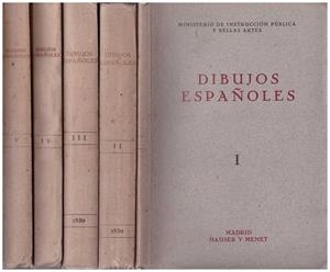 DIBUJOS ESPAÑOLES 5 VOLUMENES | 9999900212846 | SANCHEZ CANTON, F.J. | Libros antiguos y de segunda mano con historia