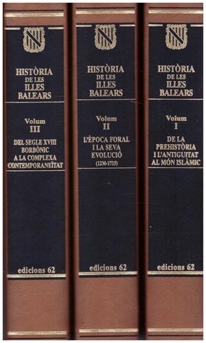 HISTORIA DE LES ILLES BALEARS 3 VOLUMENES | 9999900214215 | AA.VV | Libros antiguos y de segunda mano con historia