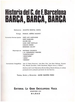 HISTORIA DEL C.F BARCELONA | 9999900218343 | AA.VV | Libros antiguos y de segunda mano con historia