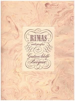 RIMAS AUTOGRAFAS | 9999900218381 | Becquer, Adolfo Gustavo | Libros antiguos y de segunda mano con historia