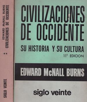 CIVILIZACIONES DE OCCIDENTE  2 VOLUMENES | 9999900222029 | Mcnall, Burns, Edward | Libros antiguos y de segunda mano con historia