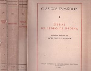 CLÁSICOS ESPAÑOLES 4 VOLUMENES | 9999900222326 | Varios autores | Llibres de Companyia - Libros de segunda mano Barcelona